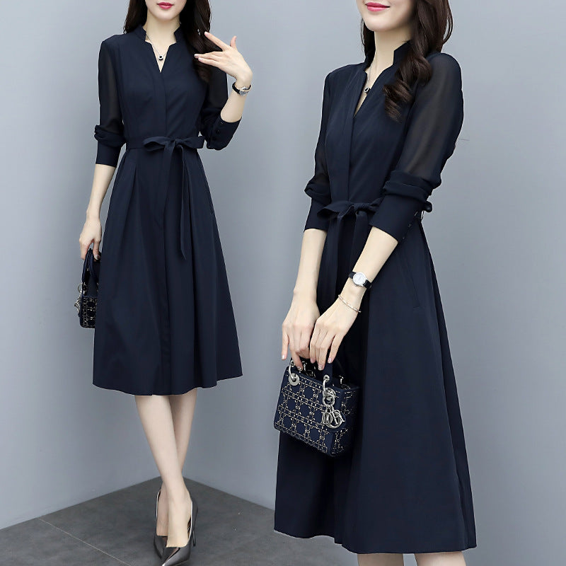 summer V-neck dress