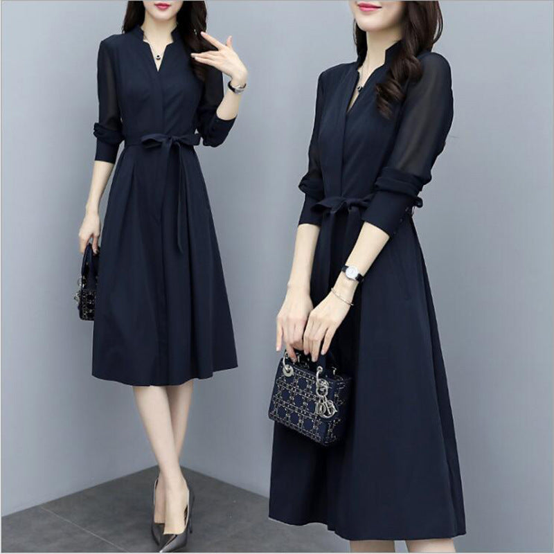 summer V-neck dress