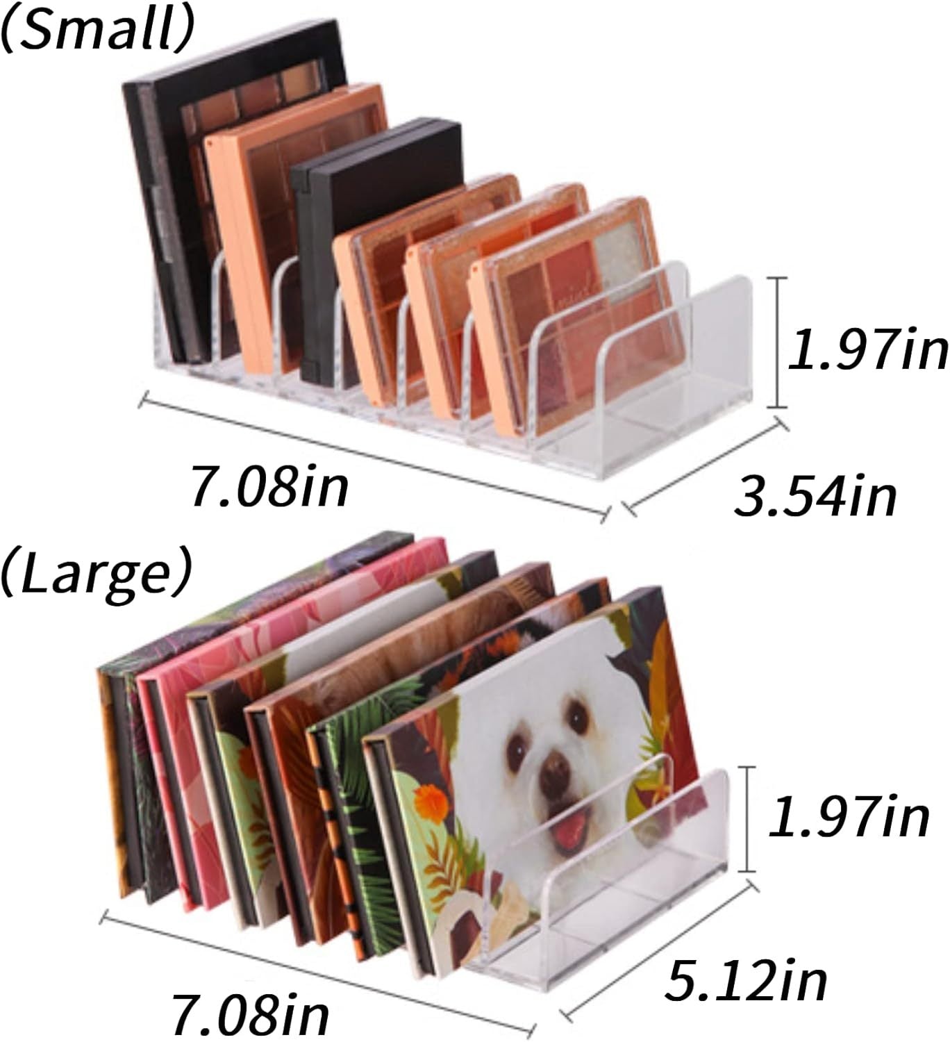 Acrylic Eyeshadow Palette Organizer