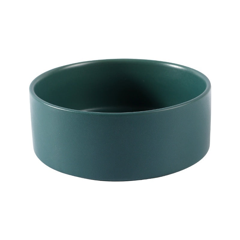 Pet Ceramic Bowl In Stock Simple Style