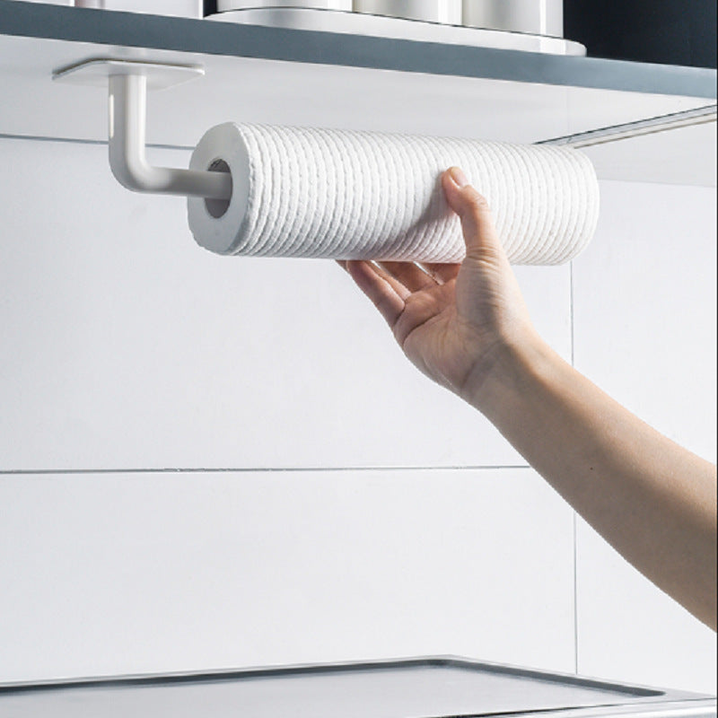 Home Kitchen Non-perforated Paper Towel Hanger Hook